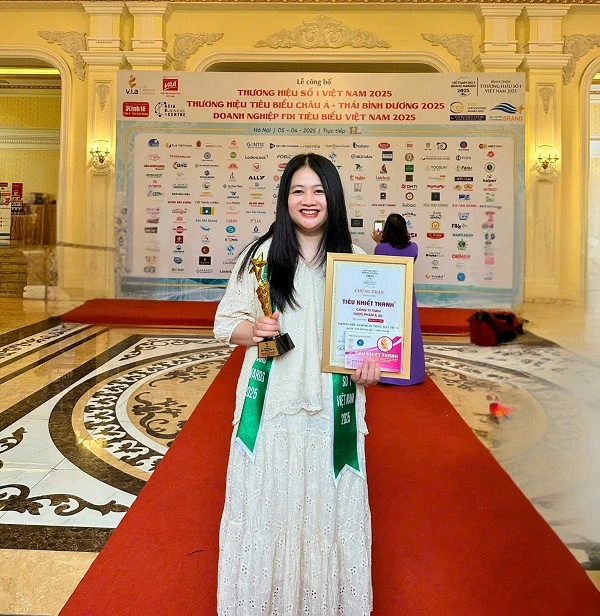 Tiêu Khiết Thanh vinh dự là "Thương hiệu giảm khản tiếng, mất tiếng được tin dùng số 1 Việt Nam"