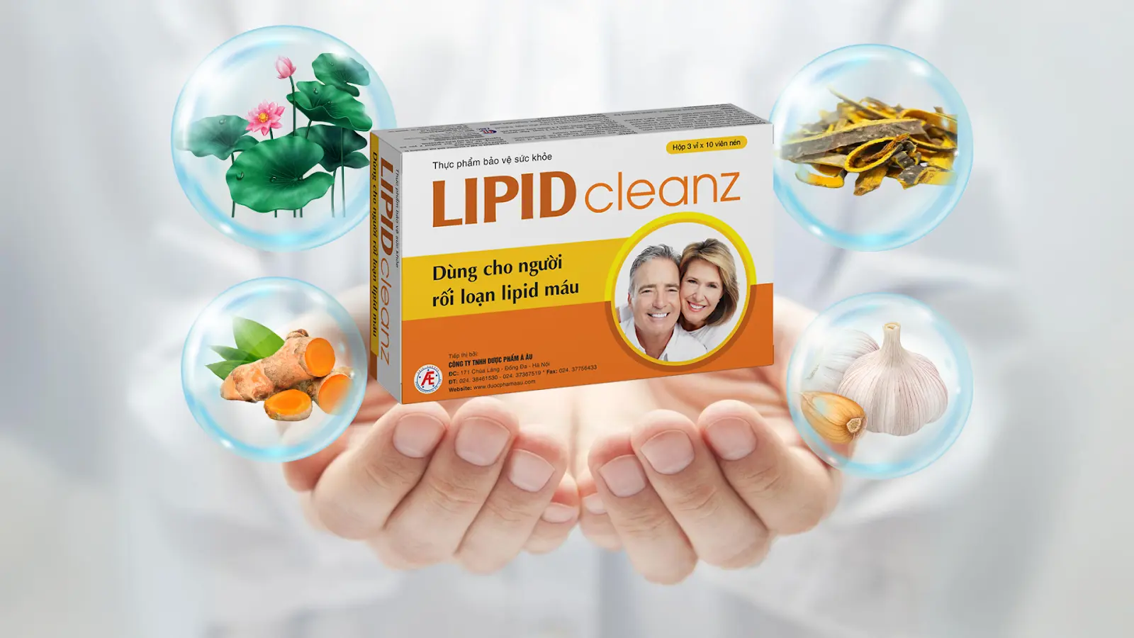 LIPIDCleanz giúp giảm cholesterol xấu, hạ mỡ máu an toàn, hiệu quả từ cao lá sen