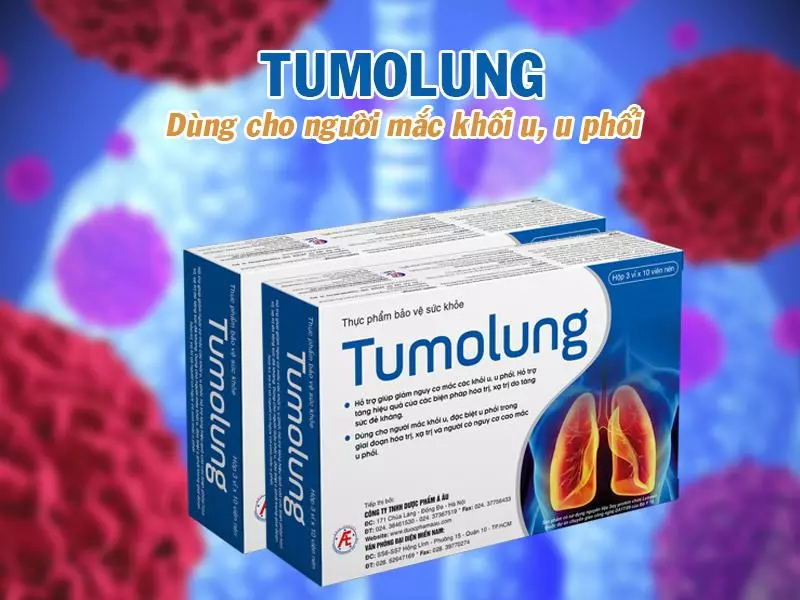 Hỗ trợ ngăn ngừa ung thư phổi bằng sản phẩm Tumolung