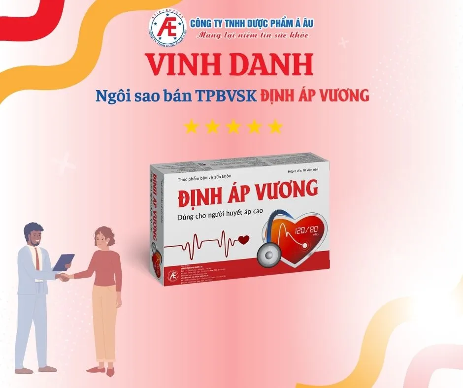 VINH DANH "NGÔI SAO" BÁN THỰC PHẨM BẢO VỆ SỨC KHỎE ĐỊNH ÁP VƯƠNG 
