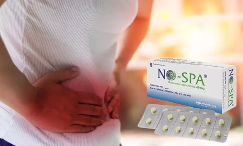 Những điều cần biết về thuốc No-spa điều trị co thắt đại tràng