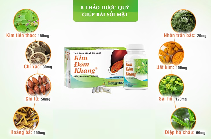 8 thảo dược quý giúp tán sỏi mật hiệu quả