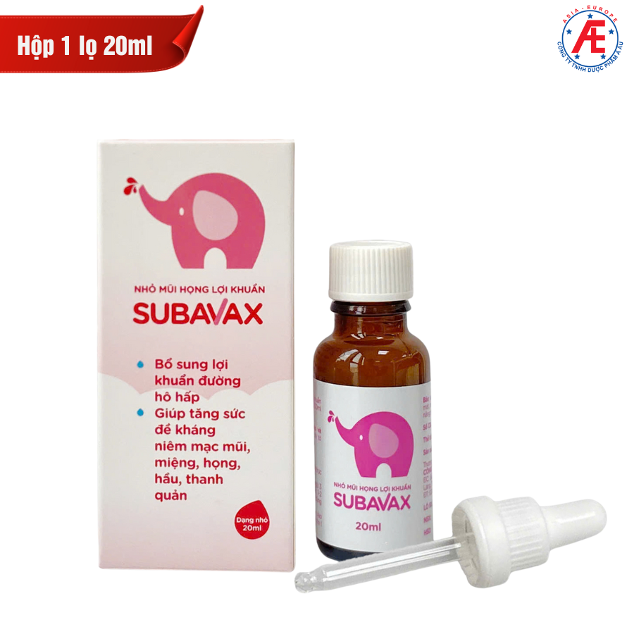 Nhỏ mũi họng lợi khuẩn Subavax