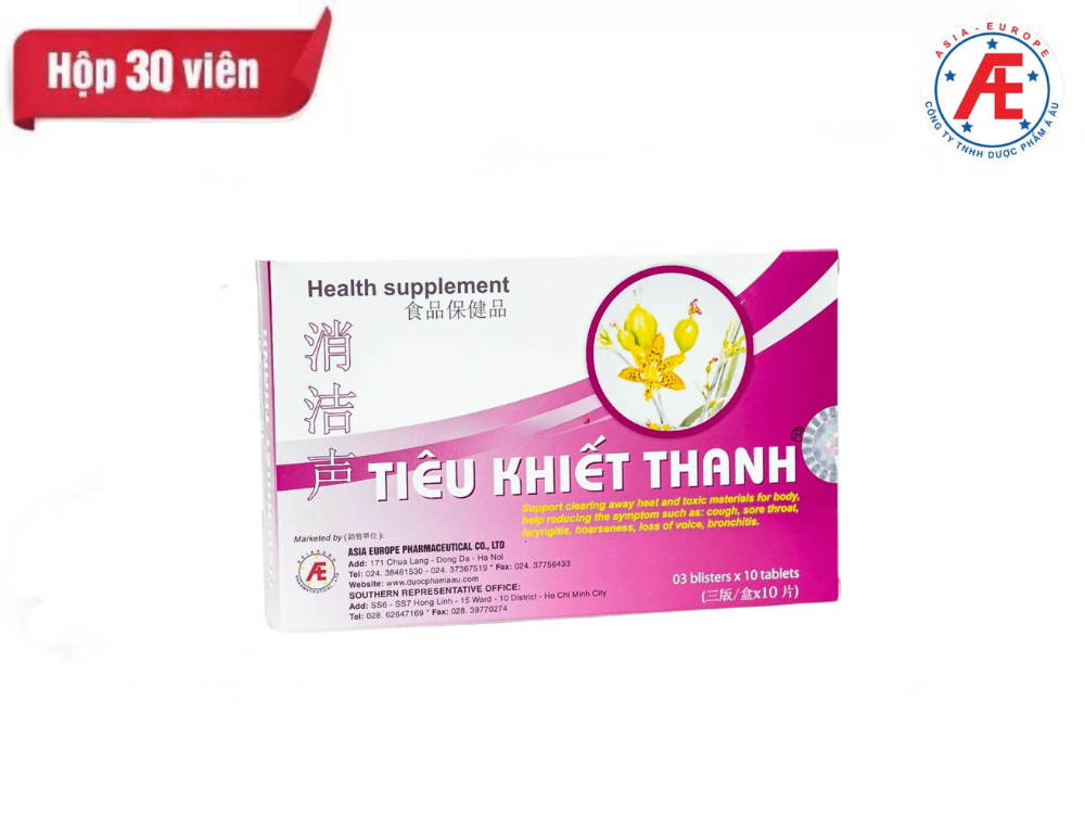 Thực phẩm bảo vệ sức khỏe Tiêu Khiết Thanh