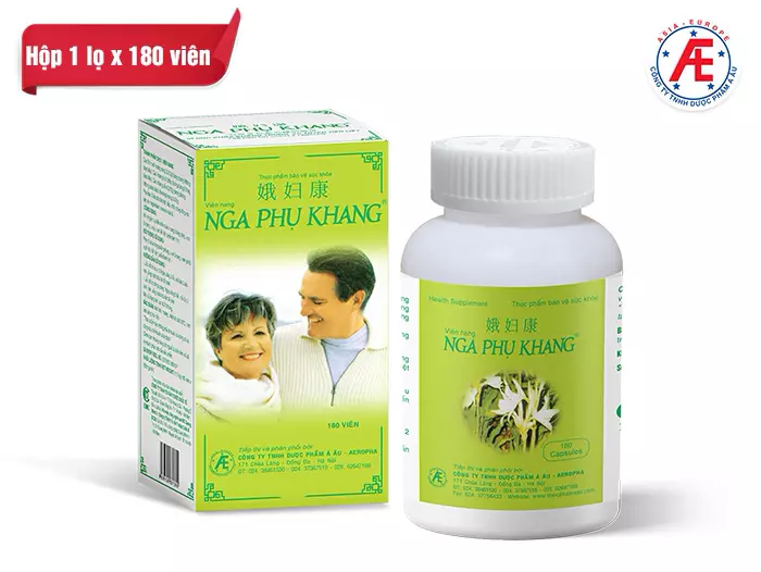 Thực phẩm bảo vệ sức khỏe Nga Phụ Khang (1 lọ x 60 viên)