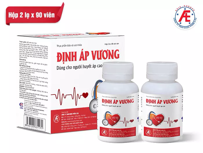 Thực phẩm bảo vệ sức khỏe Định Áp Vương 180 viên