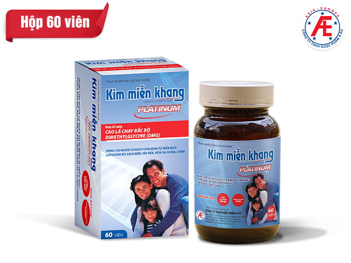 Thực phẩm bảo vệ sức khỏe Kim Miễn Khang Platinum (Combo mua 6 KMKPL tặng 1 KMKPL)