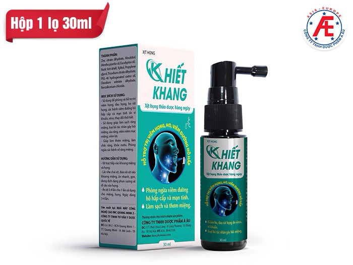 Xịt họng thảo dược Khiết Khang