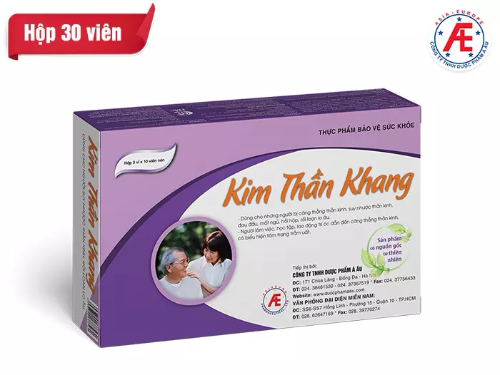 Combo Thực phẩm bảo vệ sức khỏe Kim Thần Khang (3 vỉ x 10 viên) (mua 6 tặng 1)