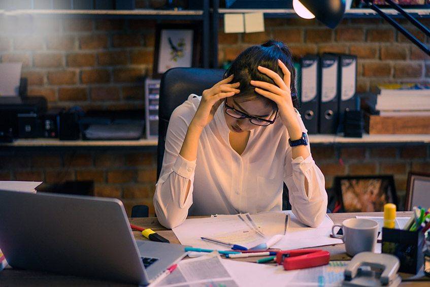 Stress, áp lực có thể gây ra chứng bệnh trầm cảm