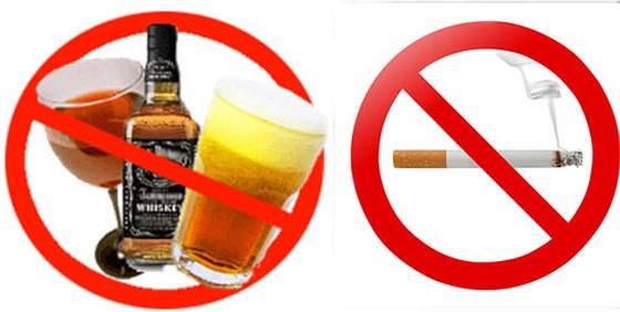 Người bị cao huyết áp hãy tránh xa rượu, bia, thuốc lá