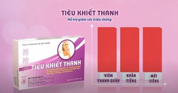 Tiêu Khiết Thanh - Hỗ trợ giảm khản tiếng, viêm thanh quản, giúp giọng nói trong sáng hơn