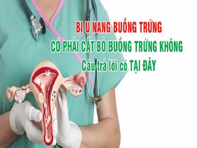 Bị u nang buồng trứng có phải cắt bỏ buồng trứng không? Câu trả lời có TẠI ĐÂY