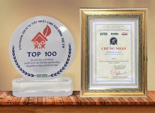 Dược Phẩm Á Âu vinh dự nhận giải thưởng "Top 100 sản phẩm, dịch vụ tốt cho gia đình và trẻ em" năm 2014