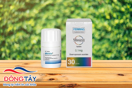 Minirin (Desmopressin) có tác dụng kiểm soát tiểu nhiều, tiểu đêm hiệu quả