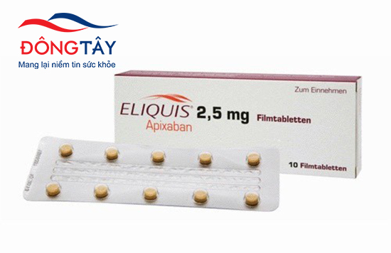 Eliquis là biệt dược phổ biến nhất của thuốc chống đông Apixaban
