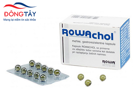 Rowachol có tác dụng hòa tan sỏi cholesterol